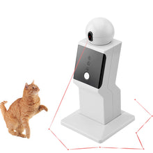 Load image into Gallery viewer, Electric Laser Cat Toy Robot Teasing Cats Toys  Automatic for Kitten Play Game Pet Quiet Random Mode Wave Point Funny Crazy Toys