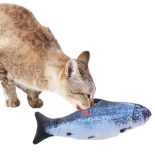 Load image into Gallery viewer, Pet Chew Toy Bite-resistant Electric Movable Fish Tail Cat Bite Toy Catnip Toy
