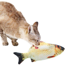 Load image into Gallery viewer, Pet Chew Toy Bite-resistant Electric Movable Fish Tail Cat Bite Toy Catnip Toy