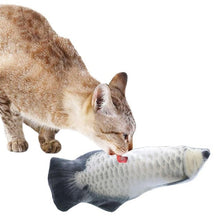Load image into Gallery viewer, Pet Chew Toy Bite-resistant Electric Movable Fish Tail Cat Bite Toy Catnip Toy